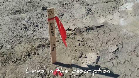 how to read surveyor stakes.